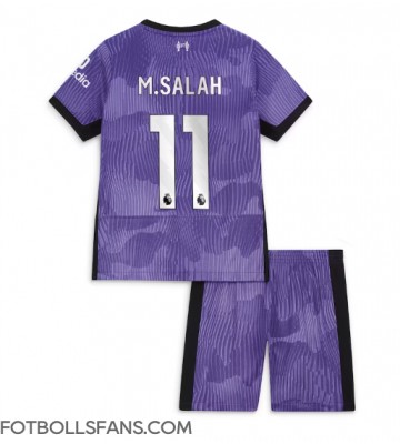 Liverpool Mohamed Salah #11 Replika Tredje Tröja Barn 2023-24 Kortärmad (+ Korta byxor)